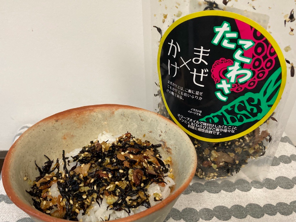 ふりかけ 生タイプ たこわさ味 4袋 たこ わさび 阿川食品株式会社 まぜ×かけ　たこわさび | A14