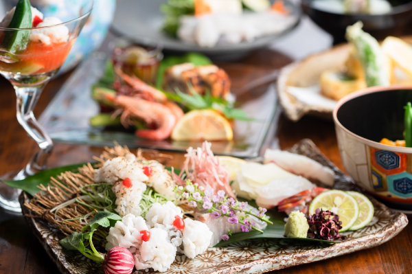 料理どころ翠笑 鱧コース 1人前 伊予市 特産品ハモ｜B165