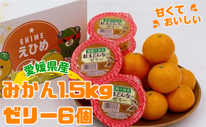 ハウスみかん&紅まどんな®のゼリー 【8月上旬から順次発送予定】人気 数量限定 柑橘 伊予市｜C126
