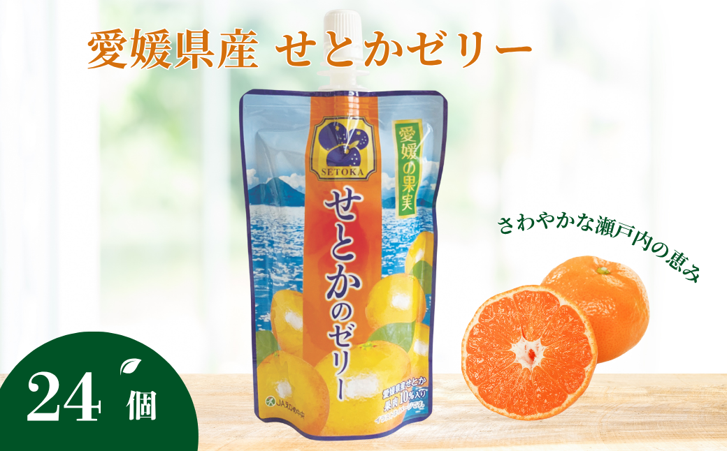 ゼリー飲料 ゼリー 飲むゼリー せとか 150g×6個×4箱 JAえひめ 愛媛の果実せとかのゼリー(E-2) | C99