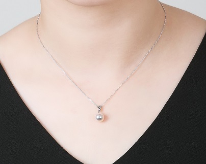 明浜産真珠ジオの恵みセット（ペンダント・イヤリング）