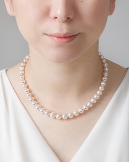 明浜産真珠ネックレス「つなぐ」