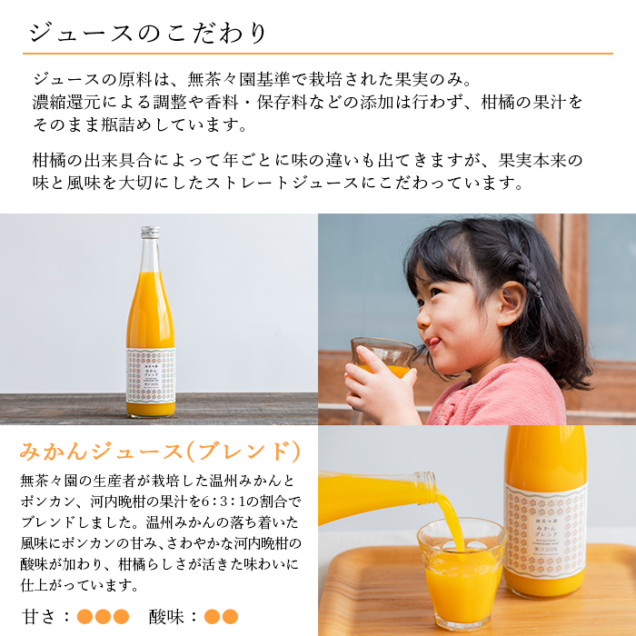 ＜無茶々園 ジュース 720ml×2本・マーマレード2種セット＞ 果物 伊予柑 甘夏 オレンジ ミカン 蜜柑 柑橘 フルーツ 特産品 贈答用 愛媛県 西予市