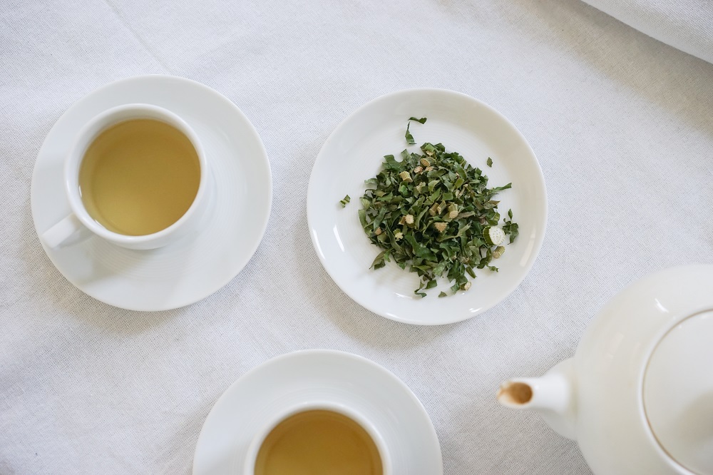 ジオで生まれた当帰茶（茶葉）