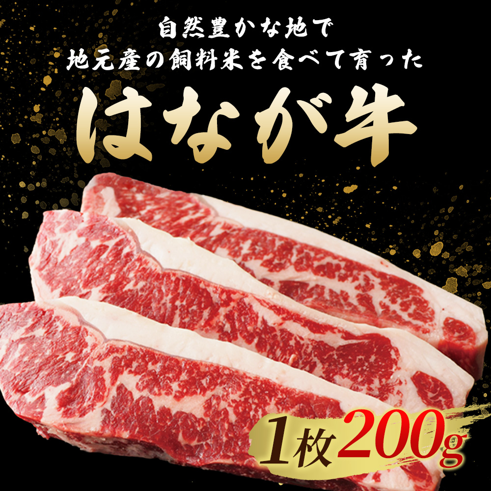 ＜熟成肉 はなが牛 ロースステーキ 3枚（1枚200g）＞ 牛肉 牛 肉 ろーすすてーき ステーキ サーロイン ブランド牛 鉄板焼き 焼き肉 焼肉 バーベキュー BBQ 国産 小分け 特産品 愛媛県 ゆうぼく 西予市