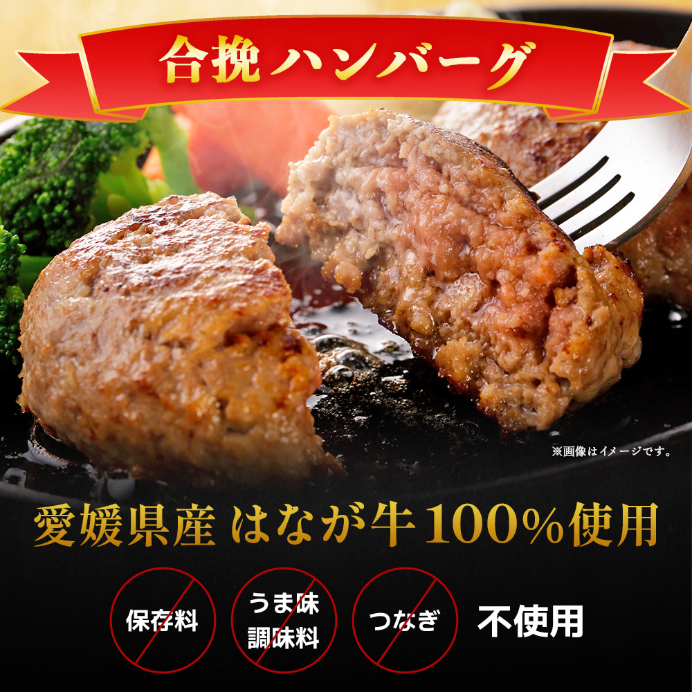 ＜合挽ハンバーグセット 10個（1個150g）＞ セット ハンバーグ はんばーぐ 合挽肉 肉 お肉 牛肉 豚肉 肉加工品 お惣菜 洋食 おかず 弁当 国産 小分け 個包装 簡単調理 特産品 ゆうぼく 愛媛県 西予市