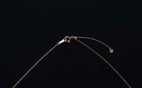 明浜産あこや真珠8.5mm　K18YGスルーネックレス