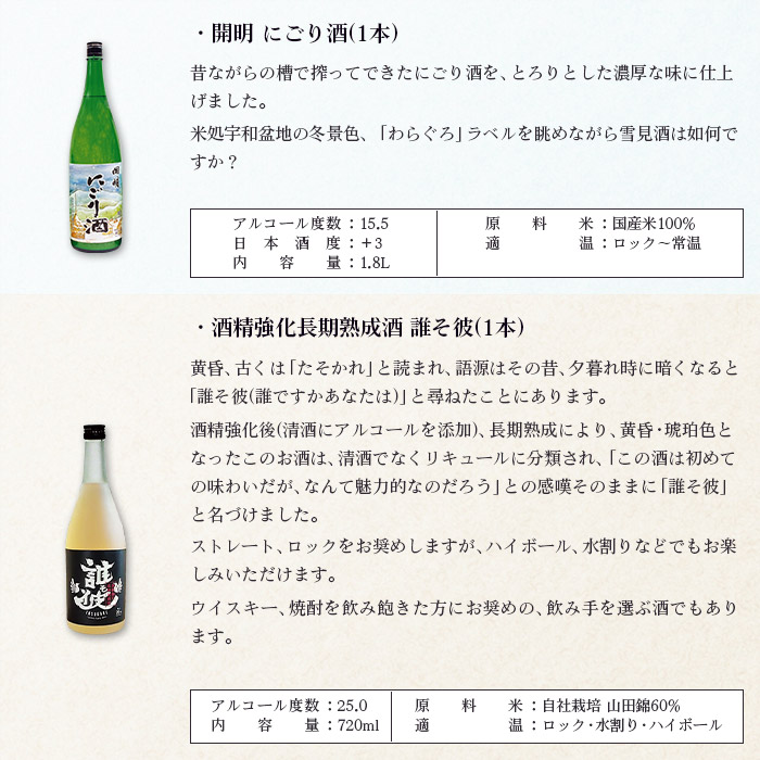 「春夏秋冬」お酒の頒布会（4回配送）