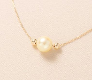 明浜産真珠ペンダント・ファボリ（ゴールド）