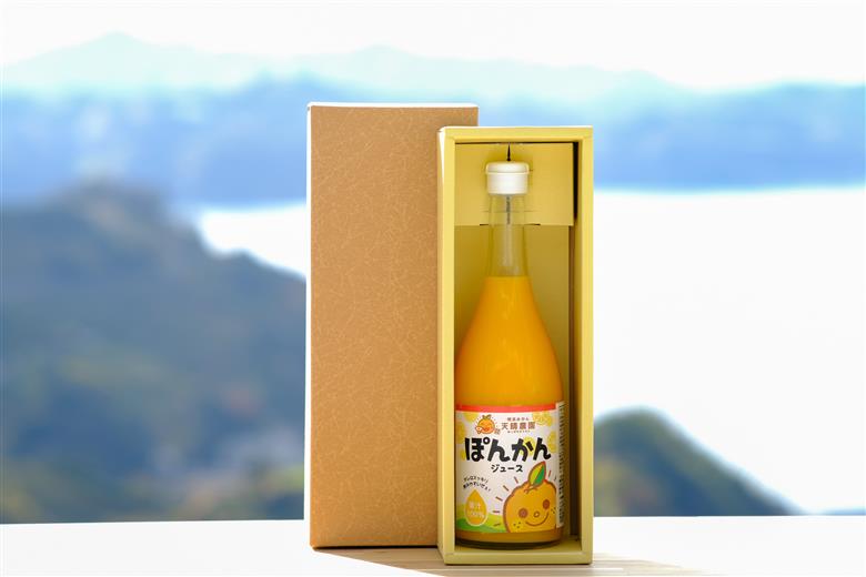 愛媛県明浜産 天晴みかんジュース（ぽんかん） 1本