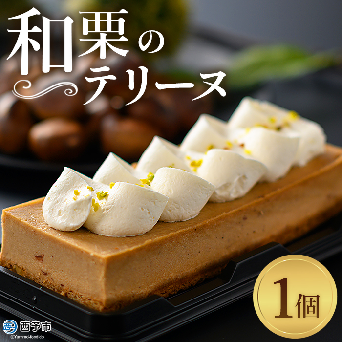 ＜和栗のテリーヌ（1個）＞ 栗 くり お菓子 洋菓子 マロン ケーキ スイーツ デザート お取り寄せ 特産品 メニークエスト 愛媛県 西予市