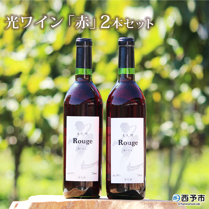 光ワイン（「赤」2本セット） 「赤」2本セット（寄附額26,000円）