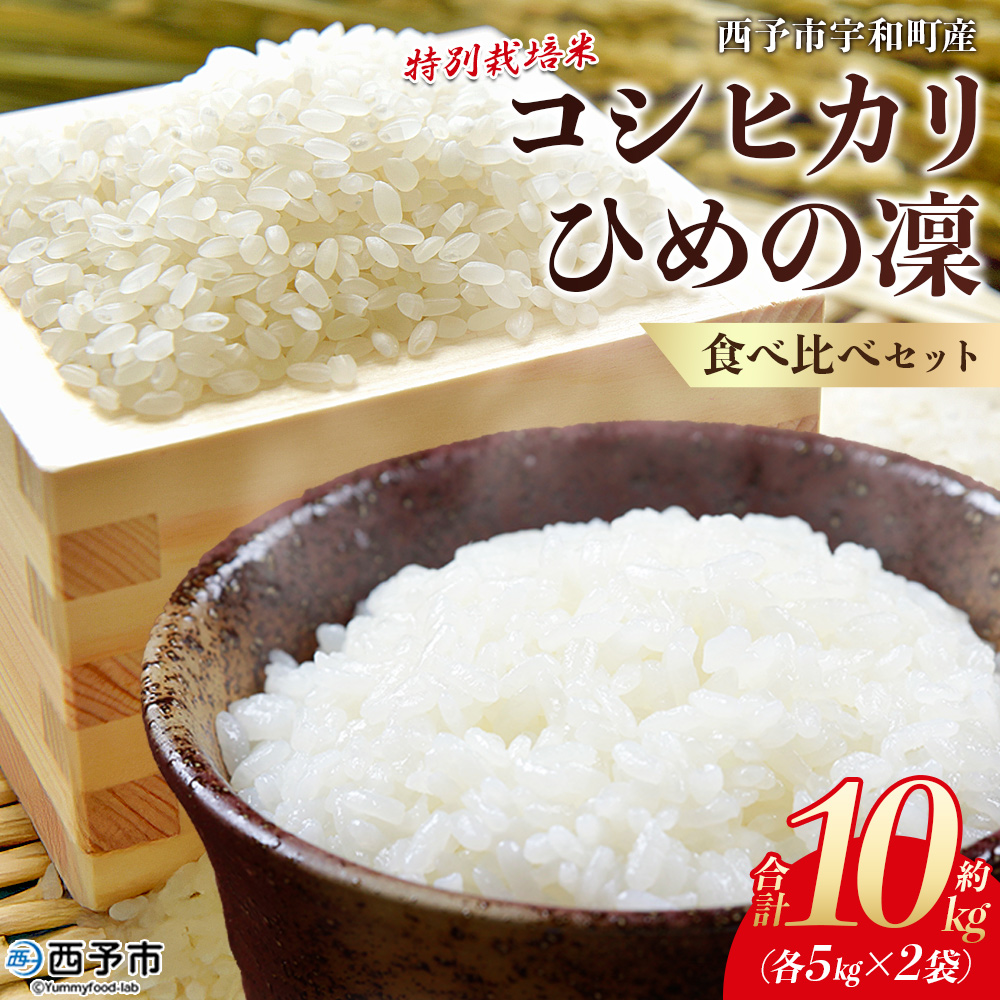 特別栽培米コシヒカリ・ひめの凜食べ比べセット（各5kg）