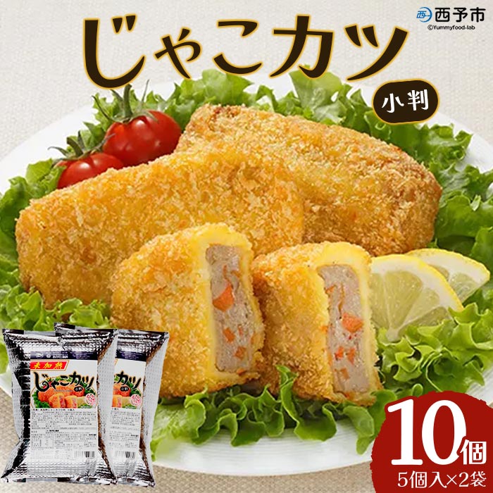 おがた蒲鉾　じゃこカツ小判（未加熱）5個入り×2袋