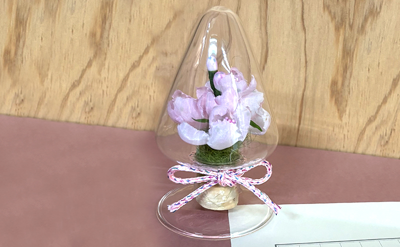手染めさくらひめ布花ボトル