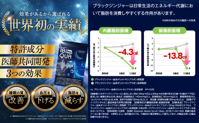 IBIQUA 90粒 　睡眠 健康 スタミナ 免疫力 すっきり よく寝れる いびき 快眠 不眠 健康食品 睡眠改善 睡眠助ける 生活向上