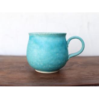 トルコブルーのコーヒーカップ1個 yc-029