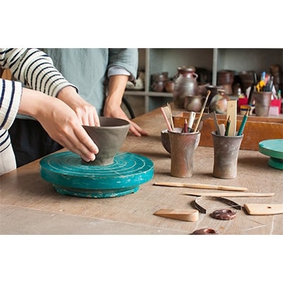 手びねり体験(備前焼・薪窯　2名様　0.6kg)　