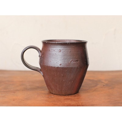 備前焼 コーヒーカップ(野草)・サンギリ　c9-051