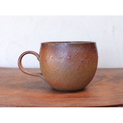 備前焼 コーヒーカップ(丸)・サンギリ　c4-001