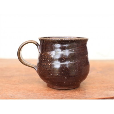 備前焼 コーヒーカップ(中)　ロクロ目　c6-001