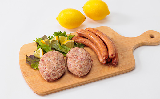 レモンポーク　ソーセージ・ハンバーグセット【配送不可地域：離島】