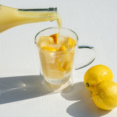 愛媛　ブルーレモンファームのレモン果汁　720ml　1本