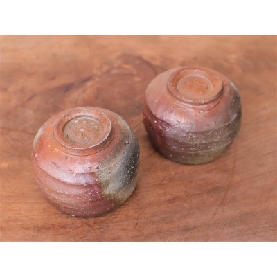 備前焼　ぐい呑み2個セット　st-007