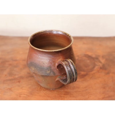 備前焼 コーヒーカップ(野草)・サンギリ　c9-051