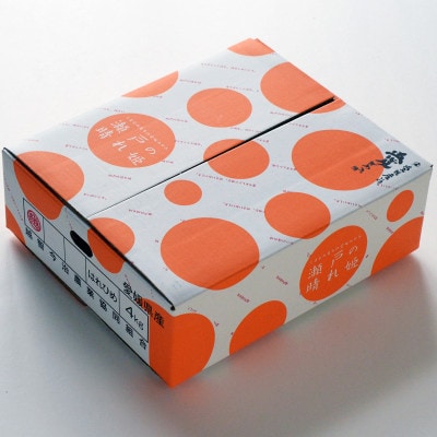 【先行受付】瀬戸の晴れ姫　2L～Sサイズ　4kg(25～60玉)　愛媛県　JAおちいまばり