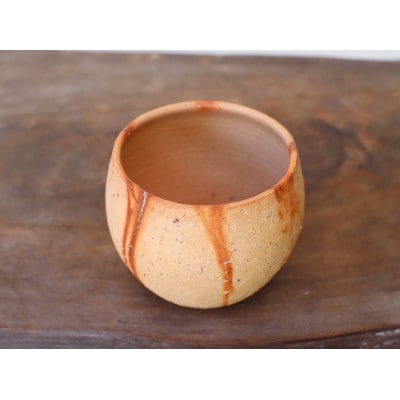 備前焼 フリーカップ(中)・ひだすき　f1-087