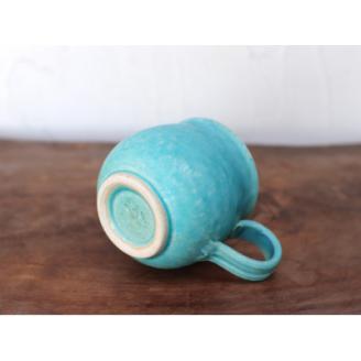トルコブルーのコーヒーカップ1個 yc-029
