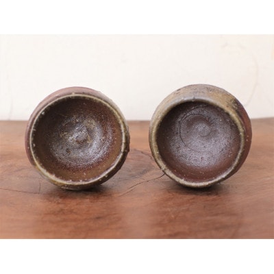 備前焼　ぐい呑み2個セット　st-007