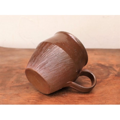 備前焼 コーヒーカップ(野草)　c9-052