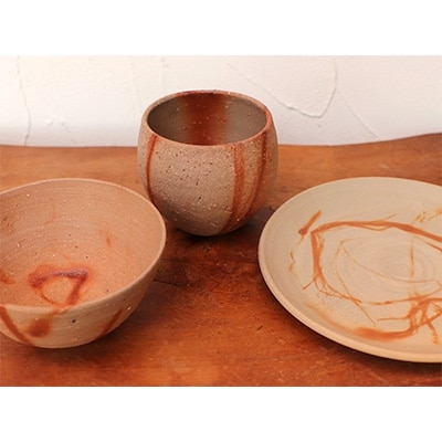 手びねり体験(備前焼・ひだすき　2名様　0.6kg)