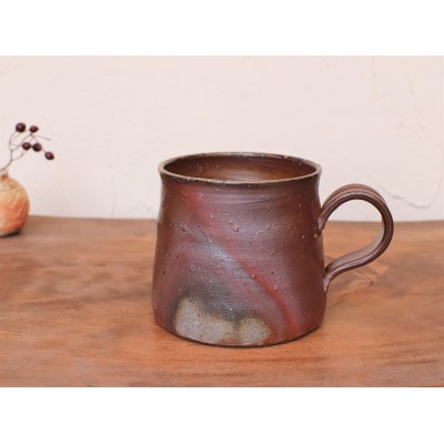 備前焼　コーヒーカップ(中)・サンギリ　c3-093