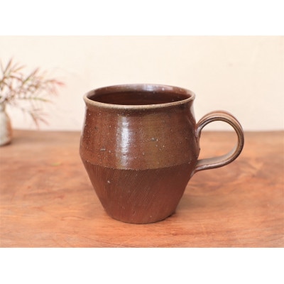 備前焼 コーヒーカップ(野草)　c9-052