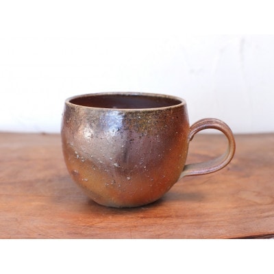 備前焼 コーヒーカップ(丸)・サンギリ　c4-001