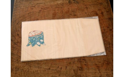 木のブックカバー「KOKABU/スギ・ヒノキ」　文庫本サイズ｜読書 趣味 おしゃれ ギフト プレゼント 贈り物 日本製 国産 愛媛 久万高原町