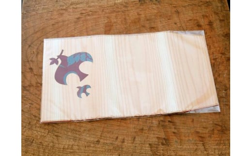 木のブックカバー「BIRD/スギ・ヒノキ」　文庫本サイズ｜読書 趣味 おしゃれ ギフト プレゼント 贈り物 日本製 国産 愛媛 久万高原町