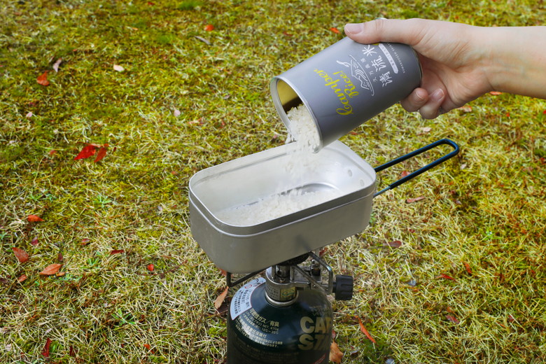 久万高原 清流米 キャンパー缶（無洗米 1合×3缶）｜コシヒカリ お米 一等米 キャンプ アウトドア 炊飯 お試し 防災 備蓄 非常食 缶詰