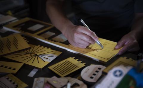 【手作り作品】KIKUJIROおまかせ猫のコースター4枚セット ※着日指定不可