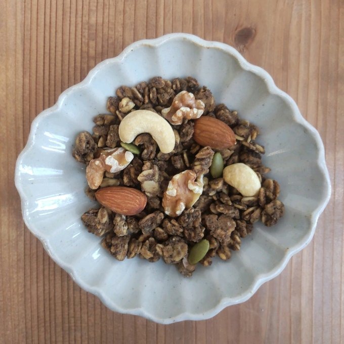 コーヒーのグラノーラ（150g×1袋）｜ シリアル オートミール 朝食 食品 地とうきび ナッツ フルーツ アーモンド クルミ カシューナッツ レーズン クランベリー 自家製干しりんご りんご 里山グラノーラ アイス トッピング ミニパフェ おやつ お菓子