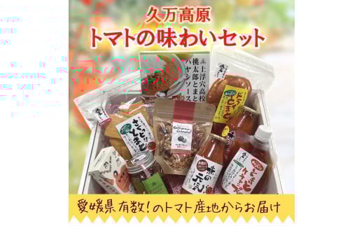 トマトの詰め合わせ「高原トマトお楽しみセット」｜トマト 高原 野菜 ハーブ ケチャップ クラッカ ドライトマト トマトソース ギフト 贈答 プレゼント 愛媛 久万高原町