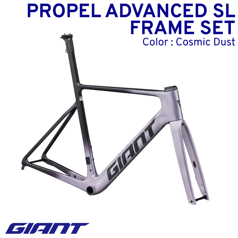 【フレームのみ】GIANT PROPEL ADVANCED SL FRAMESET（カラー：Cosmic Dust）｜  ジャイアント ロードバイク 自転車 レース カーボン 東レ Cosmic Dust ¥2,200,000