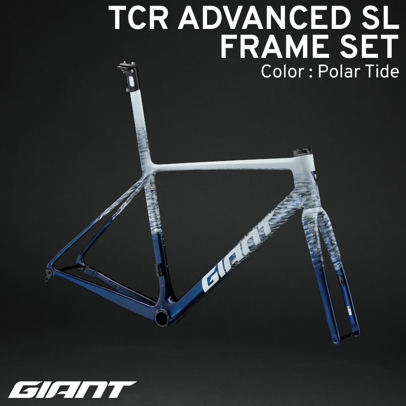 【フレームのみ】GIANT TCR ADVANCED SL FRAMESET（カラー：Polar Tide）｜  ジャイアント ロードバイク 自転車 レース カーボン 東レ Polar Tide ¥2,000,000