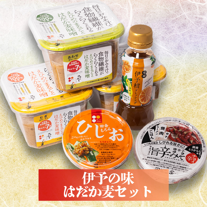 伊予の味 はだか麦セット ギノーみそ