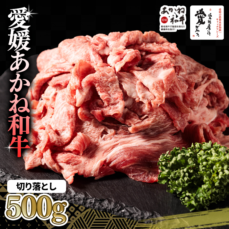 愛媛あかね和牛 切り落とし (約500g) | 国産 和牛 牛 ブランド牛 すき焼き 肉じゃが 炒め物 しぐれ煮 すき焼き 冷凍 愛媛県 松前町 すきやき すき焼 スキヤキ 国産和牛 最高級ブランド牛 500g