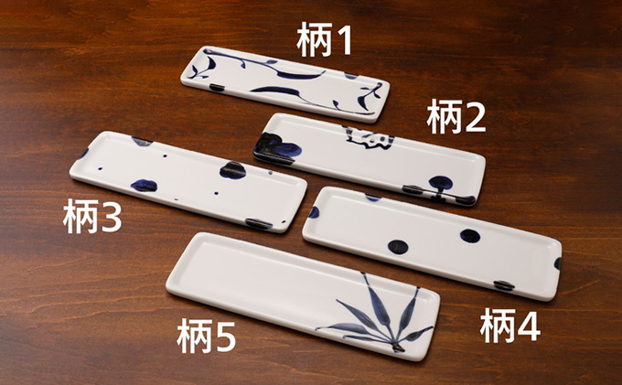 使い手色々日常に使う砥部焼の長皿 柄2