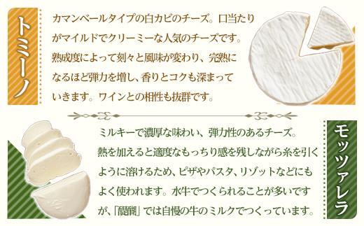 ナチュラルチーズ4種詰め合わせ（トミーノ/モッツァレラ/リコッタ/Uchiko180）